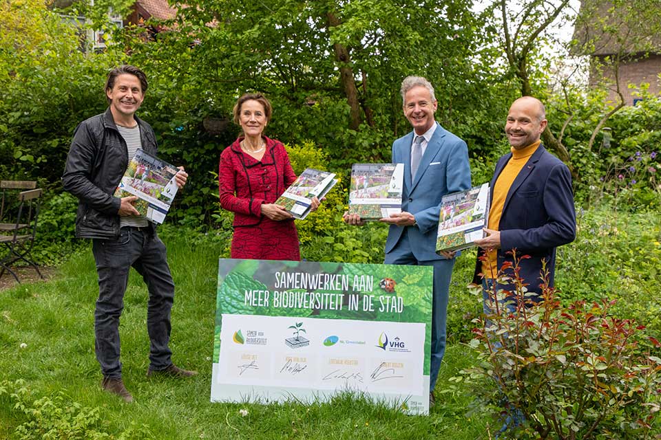 Koninklijke VHG, NL Greenlabel en Stichting Steenbreek aan de slag met biodiversiteit in de stad binnen Nationaal Deltaplan Biodiversiteitsherstel